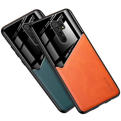 China Shockproof Case Note 8A 7 8T 9 9s 10 Max Back Cover For Xiaomi Redmi 9 9A 9C 9T Coque Xiomi Redmi 10X Pro 8 Shockproof Leather Mirror Case for sale