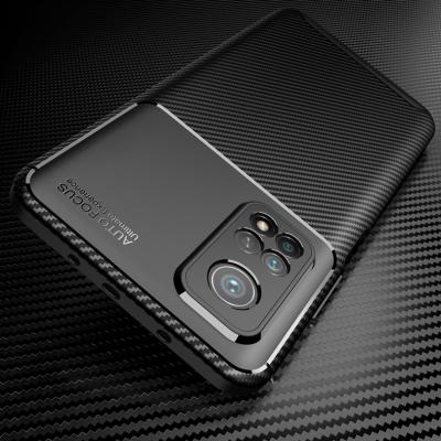 China Anti-fall Carbon Fiber Texture Pro TPU Shell Mi 10 Ultra Soft Durable Mobile Coque Xiomi Mi 10T Back Cover For Xiaomi MI 10T Phone Case for sale