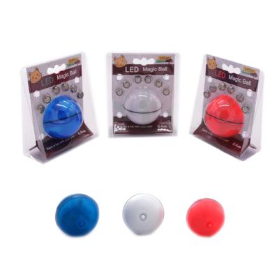 China Viable Low Price Automatic Cat Toy LED Ball Cat Self Rolling Interactive Ball Toy For Cat for sale