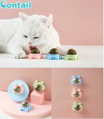 China Viable Catnip Supplier from Tik Tok Top-Ranking Cat Products Top Chew Toy Cat Mint Ball Catnip Toys Original Design for sale