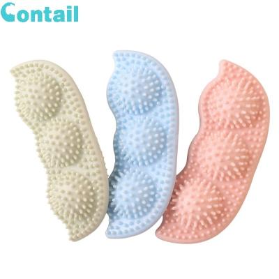 China Viable Factory Price New On Sale Pea Cucumber Shape TPR Chew Resistance Cute Rubber Dog Toy for sale