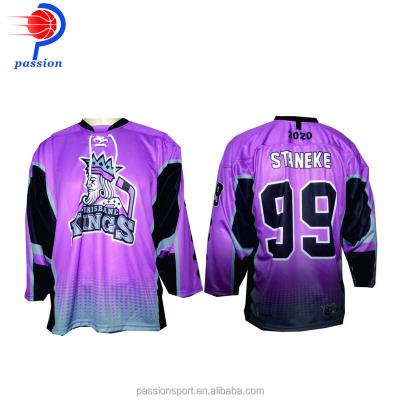 China Team Sublimation Hockey Jersey Shirt Men's Breathable Custom Hockey Tank Top Customize Any Number & Name for sale