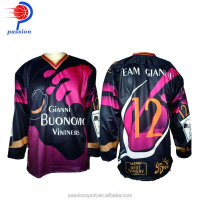 China New Arrival Breathable Custom Field Hockey Ice Hockey Uniform Jersey for sale