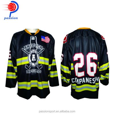 China Teamwear Ice Hockey Jersey Team Clubs Games Leagues OEM Service Breathable Custom Ice Hockey Uniform for sale