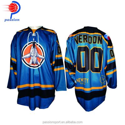 China Shirts & Tops Custom Design Cheap Team Youth Ice Hockey Jersey for sale