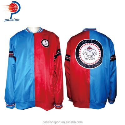 China Team Wear Mens Baseball Jacket Polyester College Jacket QUICK DRY Custom Wholesale for sale