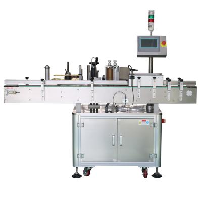 China CLOTHING Automatic Sticker Labeling Machine For Plastic Round Bottle for sale