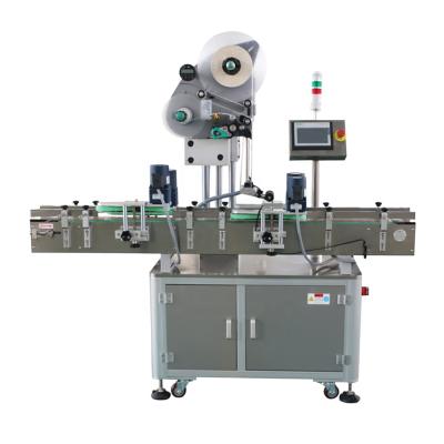 China Germany Avery Engine Automatic Mean Box Tray Top Plane Sticker CLOTHING Labeling Machine for sale