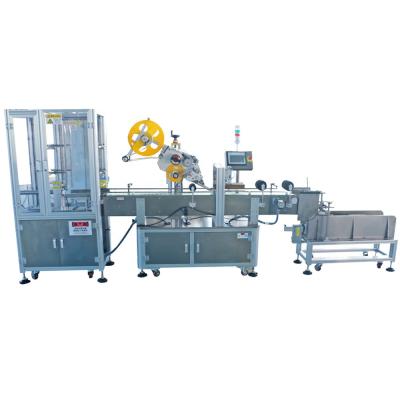 China CLOTHING Automatic Egg Carton Labeling Machine With Automatic Feeding And Collecting Device China for sale