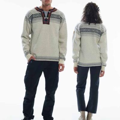 China YUNXUN Unisex Superior Custom Ethnic Style Knit Sweater Men And Women Long Sheath Knitted Wool Sweater Unisex Wholesale for sale