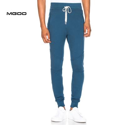 China MGOO Antibacterial Single Drawstring Sweatpants For Men Custom Rib Knit Decoration Personalized Sports Jogger for sale