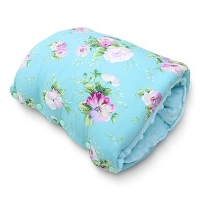 China Anti-Pull Blue Flower Design Breathable Soft Feeding Pillow For Babies Boys for sale