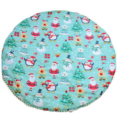 China 100% Washable Cotton Baby Mat Kids Floor Play Carpet Thick Baby Crawling Mat for sale