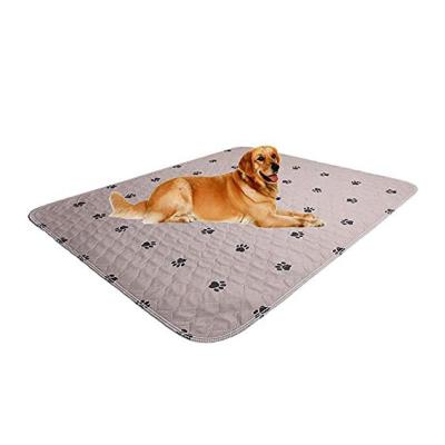 China 100% Cotton Surface Non-slip Waterproof Durable Materials Water-absorbing Pets Washable Mat For Park for sale