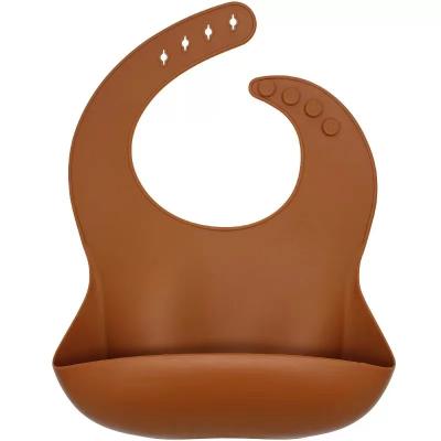 China Stylish Collection 100% Silicone Baby Food Grade Bib Who Loves Sustainable Comfortable Clean Safe Fun for sale