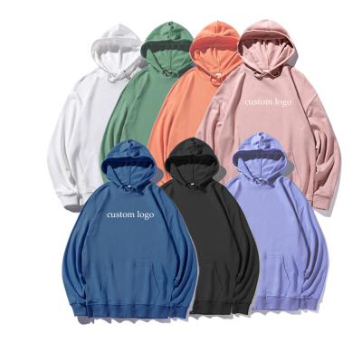 China Custom Logo Men's Hoodie Unisex Plain French Terry Sports Anti-wrinkle Women's Pullover Hoodie Wholesale for sale