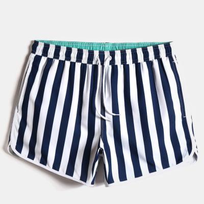 China Custom Striped Anti-Wrinkle Polyester Panel Shorts Design Your Own Waterproof Shorts for sale