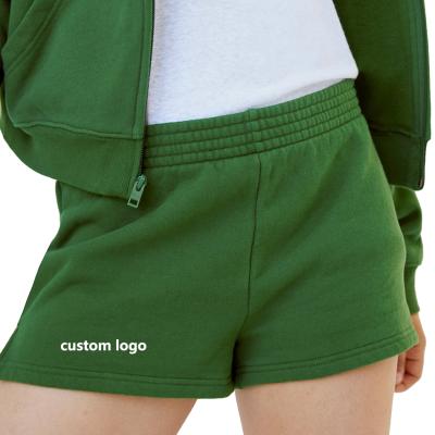 China Polyester Sustainable Custom Color Cotton Causal Jogger Shorts Women Gym Pants for sale