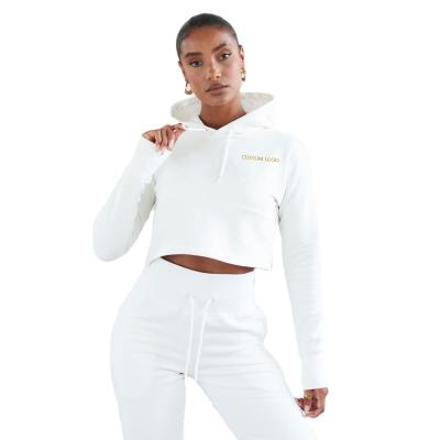 China Fashionable 2 Piece Women Hoodie Set Anti-pilling Hoodie And Jogger Set Women Long Sleeve Sweatsuit for sale