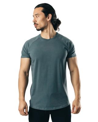 China Wholesale Anti-wrinkle Men Mask Solid Color Custom T-shirt Quality Cotton T-shirt for sale