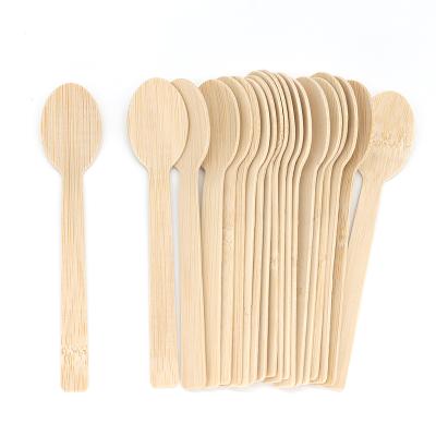 China High Quality Disposable Eco-Friendly Bamboo Spoon Knife Fork Biodegradable Cutlery for sale