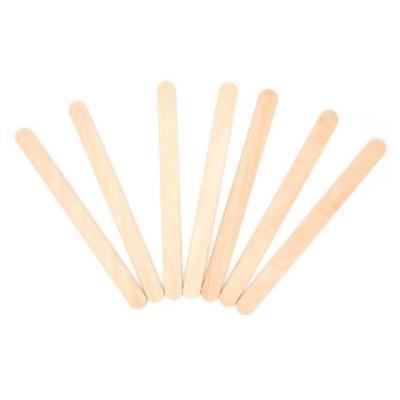 China China Factory Disposable Birch Wood Popsicl Ice Cream Wooden Paper Wrapped Spoon for sale