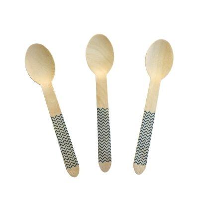 China Disposable Biodegradable Birch Wood Disposable Flatware Set Birch Knife Fork Spoon Set for sale