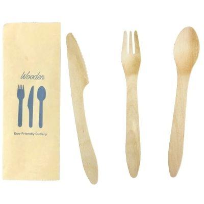 China Wholesale cheap viable 190mm natural biodegradable disposable birch wood knife for sale