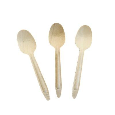 China Custom Birch Baby Set Baby Salad Spoon Mini Salad Spoon Kitchen Accessories Stocked Eco-Friendly Measure for sale