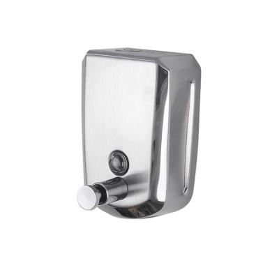 China 1000ml Modern High Quality 304 Stainless Steel Manual Liquid Soap Dispenser for sale