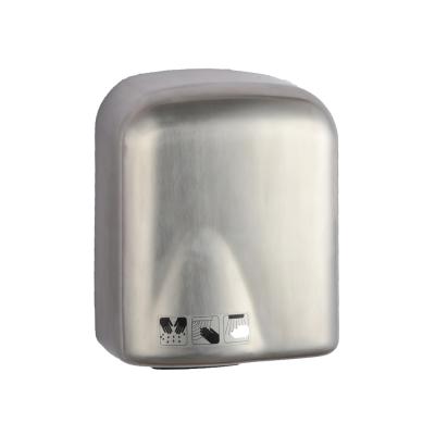 China Wall Mounted 304 Stainless Steel Auto Hand Dryer Plastic Or ABS Outdoor Best For Hotel for sale