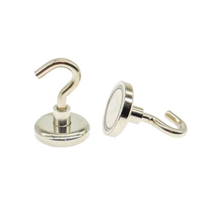 China Industrial Magnetic Powerful Heavy Duty Neodymium Hooks Magnet Hanger Strong Magnet for sale