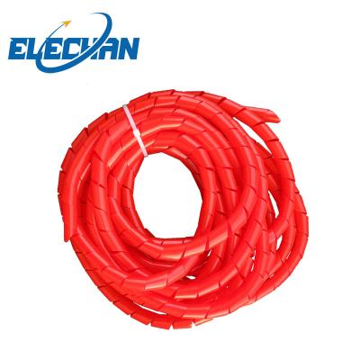 China Wholesale Red PE Sprial Wrapping Tape , Factory Price Cable Management 10meter Cable Tidy Kit for sale