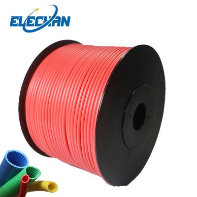 China Can print text what you want O type cable marker tube type and PVC material O type cable marker tube red color material for sale