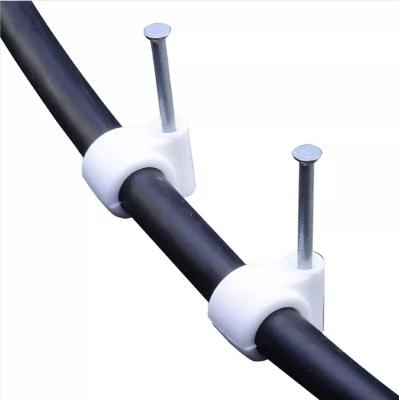 China Manufacturer Professional Plastic Nail Hook Plastic Cable Clamp for sale