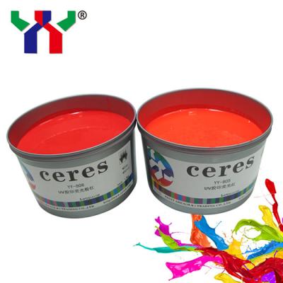 China Red Offset Fluorescent Ink, Fluorescent Ink Supplier for sale