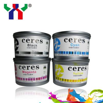 China CMYK YP UV Ink, offset printing ink for sale