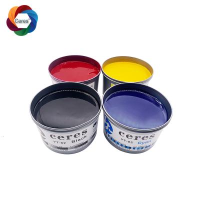 China Ceres YT-02 CMYK Ink For Offset Printing for sale