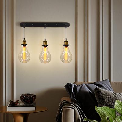 China Wholesale Home Decoration Dresser Light Chandelier Vintage Pendant Light Glass Pendant Lamp for sale