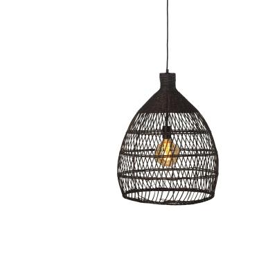 China Mesh Modern Lighting Lamps Home Decor Iron Cage Retro Pendant Lighting for sale