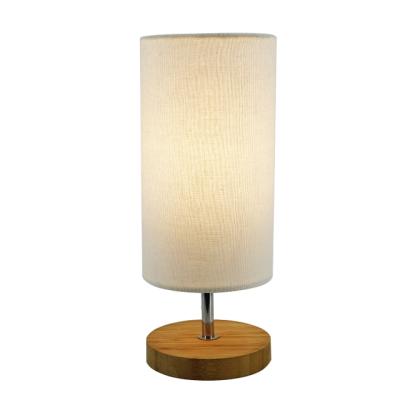 China Nordic Modern White Dresser Lampshades Night Light Hotel Led Table Lamps Wood for sale