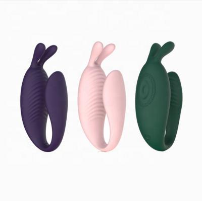 China USB Rechargable Rabbit Vibrator Easy To Clean Remote Control Clitoral G-spot Stimulator Adult Women Single Play Or Couple Fun Toys - for sale