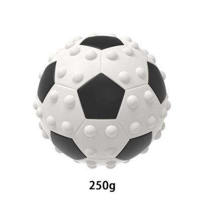 China 2022 New Style Silicone Bubble 3D Sound Stress Soccer Balls Children's Decompression Toy Fidget Pop Push Football for sale