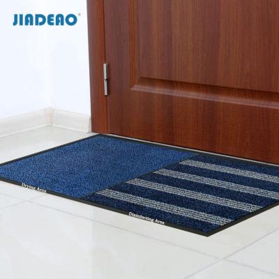 China Alfombra Desinfectante Sanitizante Washable Cheap Shoe Disinfection Mat Personalized Doormat Sanitizing Door Disinfectant Mat for sale