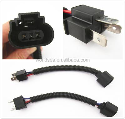 China Automotive H4 to H13 Wiring _Wire 9003 Male to 9008 Female Connector for sale