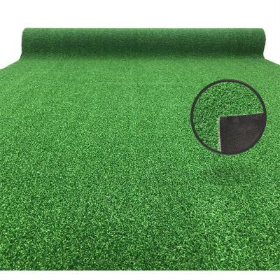 China Korean Market Indoor Office 8mm Height Foot Shoes Washable Cleaning Mat 1.2*20m Golf Putting Mat PP Grass Mat Roll for sale