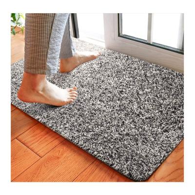 China Chinese Manufacturer 55% Magic Clean Good Quality Cotton 45% Polyester Super Absorbent Amazon Floor Mat Door Step Door Mat for sale