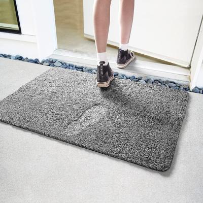 China Machine Washable Super Clean Magic Indoor Front Mat Absorbent Cotton And Microfiber Material Step Door Mat for sale