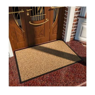 China Waterproof EURO MARKET well made nice sturdy low profile turfed exterior entrance waterproof clean mat doormats for front entrance for sale