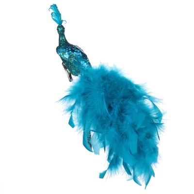 China Eco Friendly Peacock Christmas Decoration Durable Office Christmas Ornaments for sale